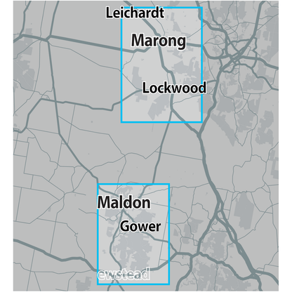 Detect-Ed Signal. VIC Maldon Marong GOLD MAP MAL/MAR