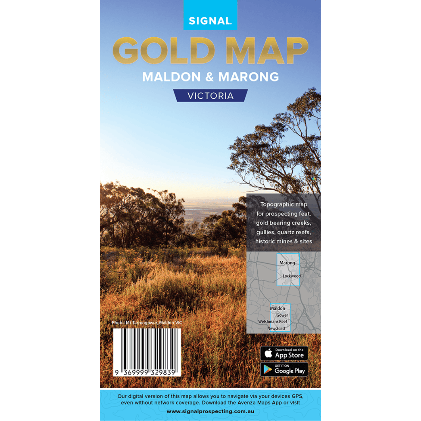Detect-Ed Signal. VIC Maldon Marong GOLD MAP MAL/MAR