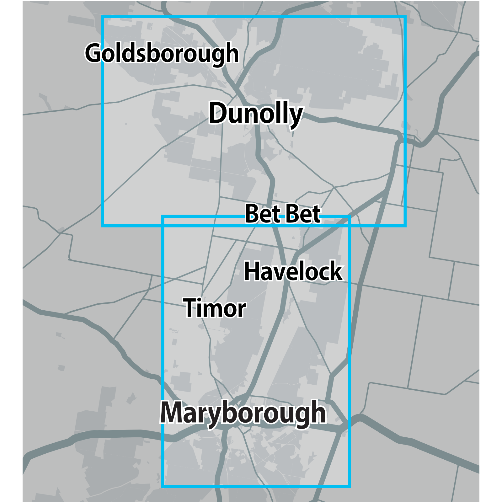 Detect-Ed Signal. VIC Maryborough Dunolly GOLD MAP MAR/DUN
