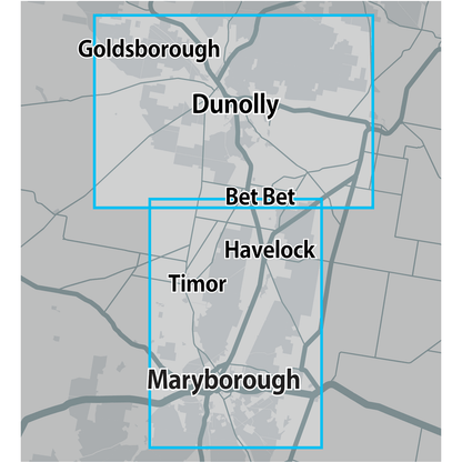 Detect-Ed Signal. VIC Maryborough Dunolly GOLD MAP MAR/DUN
