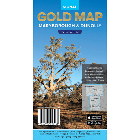 Detect-Ed Signal. VIC Maryborough Dunolly GOLD MAP MAR/DUN