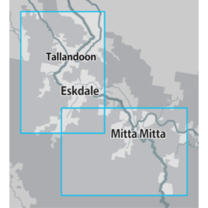 Detect-Ed Signal. VIC Mitta Mitta Eskdale GOLD MAP MIT/ESK