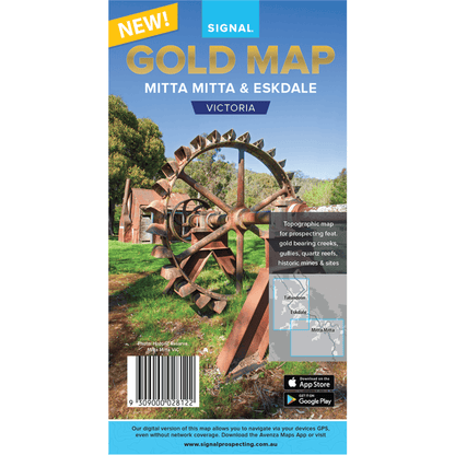 Detect-Ed Signal. VIC Mitta Mitta Eskdale GOLD MAP MIT/ESK