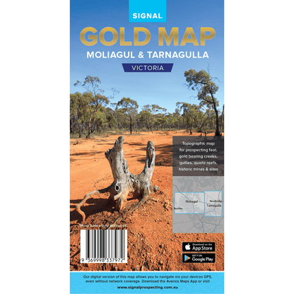 Detect-Ed Signal. VIC Moliagul Tarnagulla GOLD MAP MOL/TAR