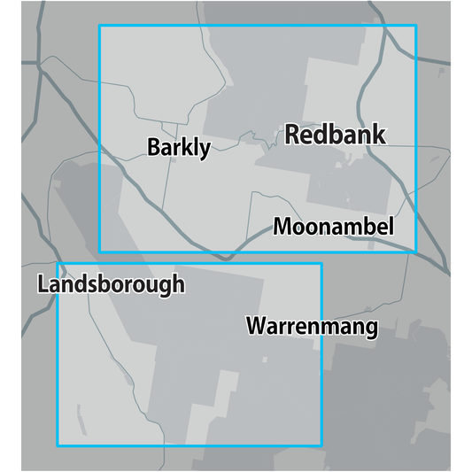 Detect-Ed Signal. VIC Redbank Landsborough GOLD MAP RED/LAN