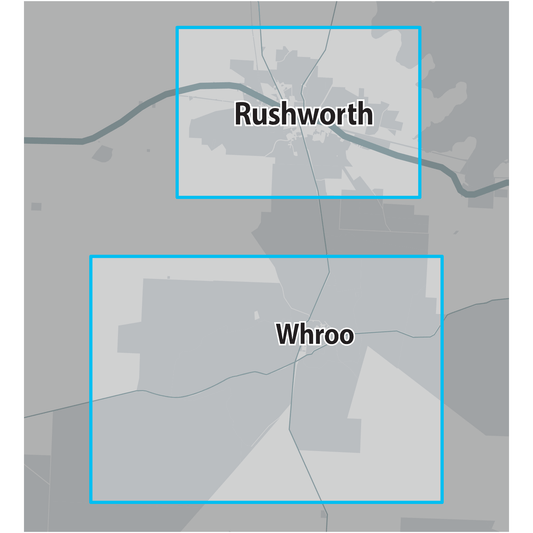 Detect-Ed Signal. VIC Rushworth Whroo GOLD MAP RUS/WHR