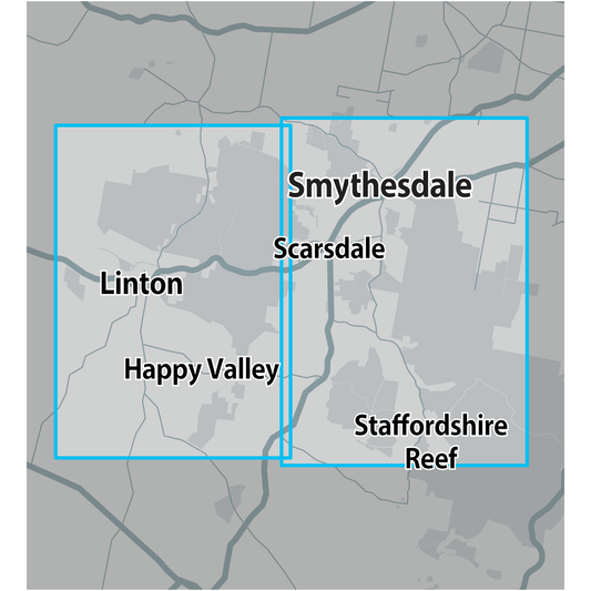 Detect-Ed Signal. VIC Smythesdale Linton GOLD MAP SMY/LIN
