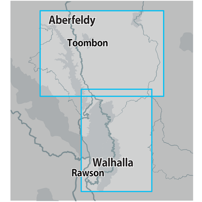 Detect-Ed Signal. VIC Walhalla Aberfeldy GOLD MAP WAL/ABE