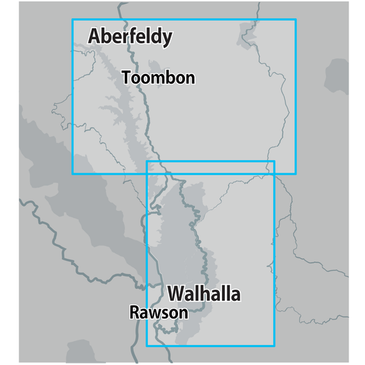 Detect-Ed Signal. VIC Walhalla Aberfeldy GOLD MAP WAL/ABE