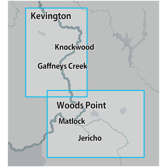 Detect-Ed Signal. VIC Woods Point Kevington GOLD MAP WOO/KEV