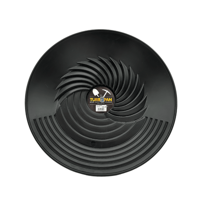 Detect-Ed Turbopan Turbopan 25cm Gold Pan [Black] TB25CMBLK