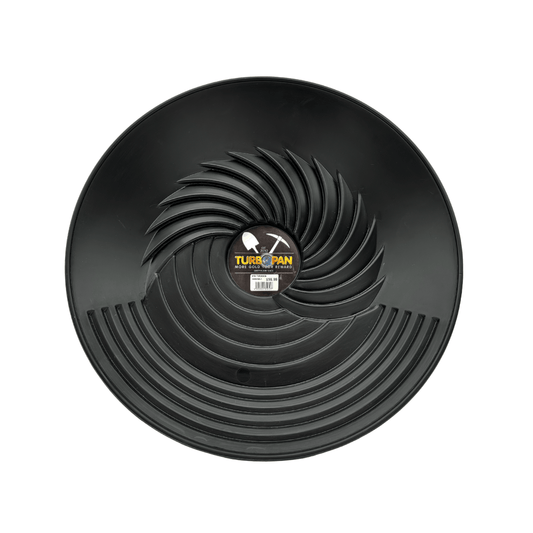 Detect-Ed Turbopan Turbopan 25cm Gold Pan [Black] TB25CMBLK