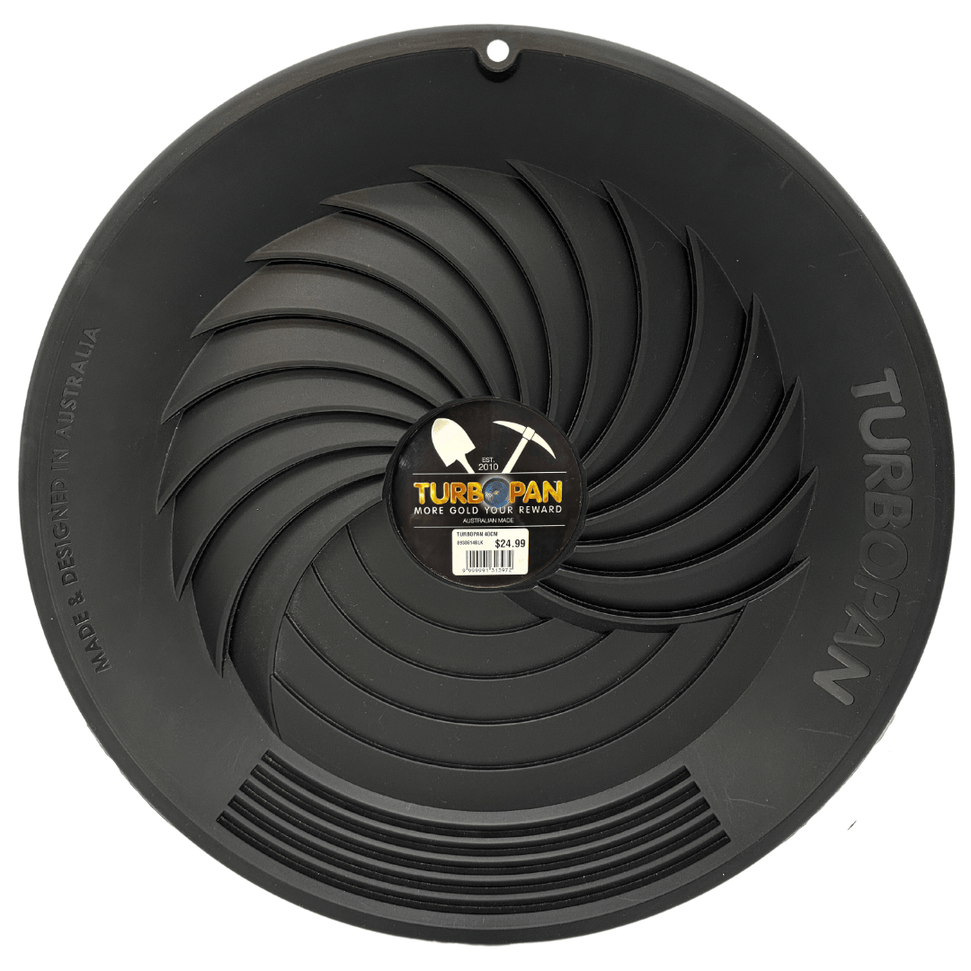 Detect-Ed Turbopan Turbopan 40cm Gold Pan [BLACK] TB40CMBLK