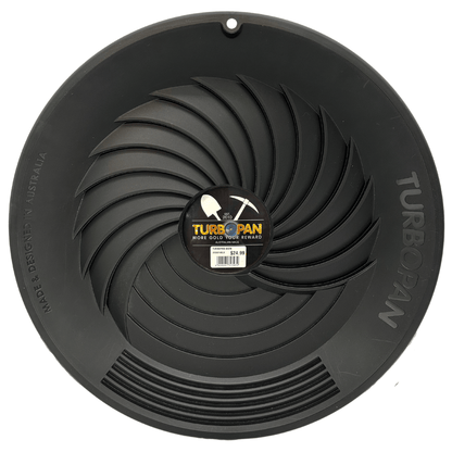 Detect-Ed Turbopan Turbopan 40cm Gold Pan [BLACK] TB40CMBLK