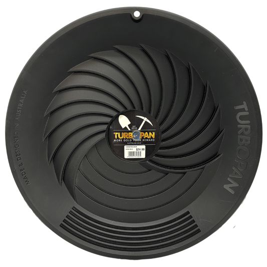 Detect-Ed Turbopan Turbopan 40cm Gold Pan [BLACK] TB40CMBLK