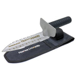 Serrated Stainless Steel Digging Knife, Tool, Blade with Sheath Holster | Detect-Ed Australia | Metal Detecting Gear