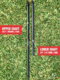 2 Length Piece Carbon Fiber Equinox Shaft Minelab | Detect-Ed Australia