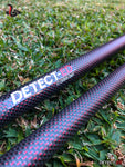 Detect-Ed Carbon Fiber Rod for Minelab Equinox | Red-Belly Black