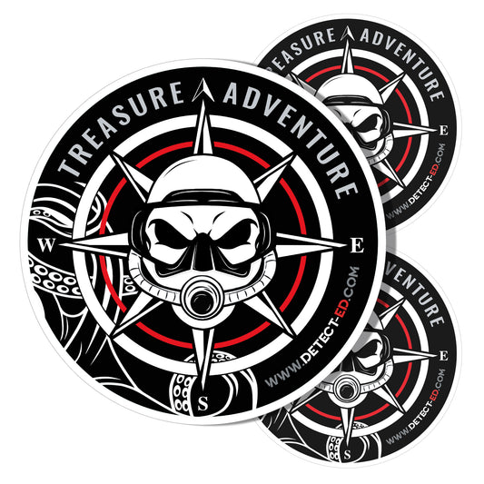 Detect-Ed | Metal Detecting Stickers | Treasure Adventure