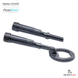 Nokta Makro | PulseDive 2 In 1 Set | Swappable Attachments from Scuba Detector to Pin Pointer (Black) | Underwater Waterproof Handheld Detector |  Detect-Ed Australia