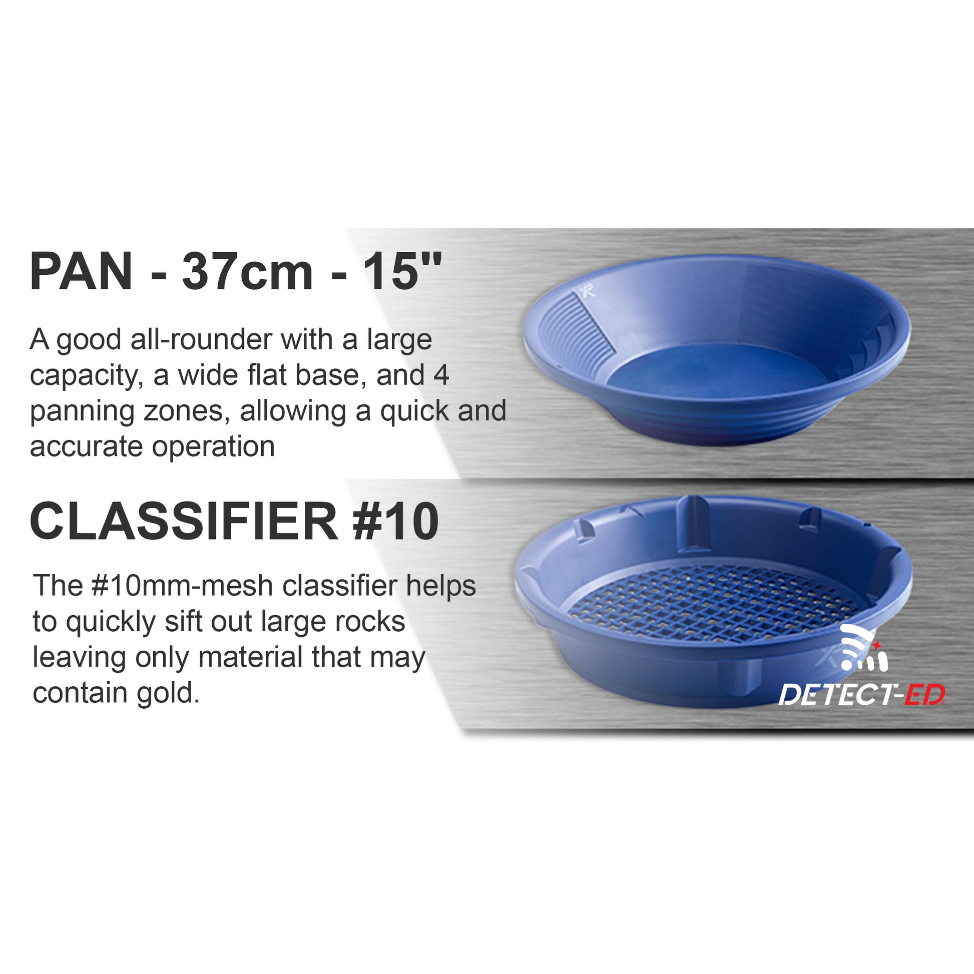 Blue Gold Pan and classifier kit